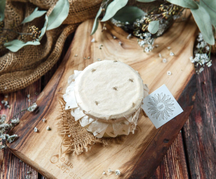 5664 Мед высокогорный. Урожай 2021 г. Вкусляндия 