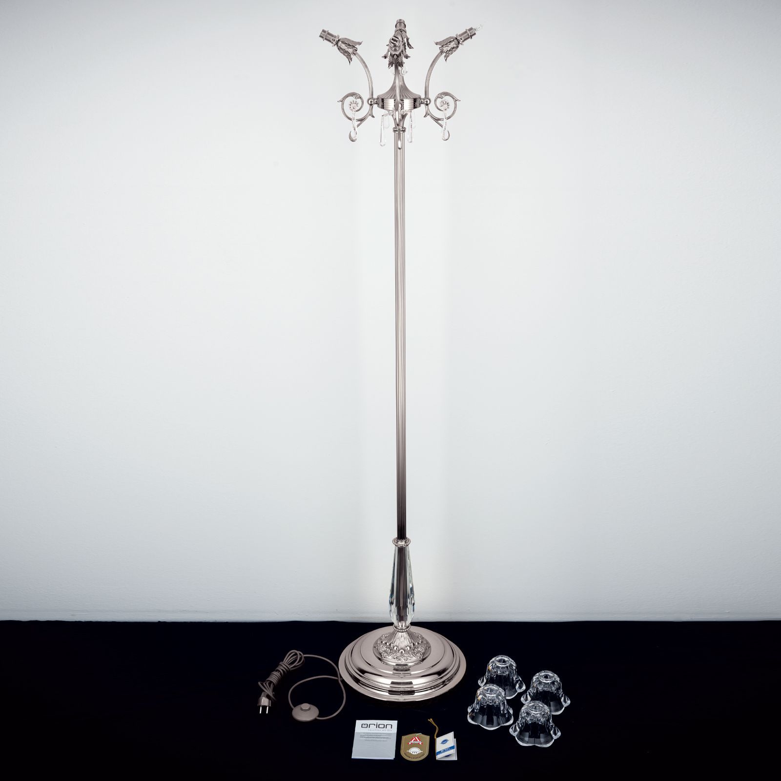 Кристалл и латунь торшер Orion La Boheme ARCH-00137755 - Вид №5
