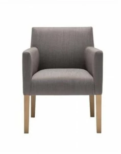 Andreu World Стул с обивкой и подлокотниками Anna Bu1405