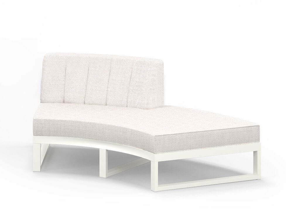 Тканевый изогнутый модульный садовый диван MAMAGREEN Munia ARCH-00038936