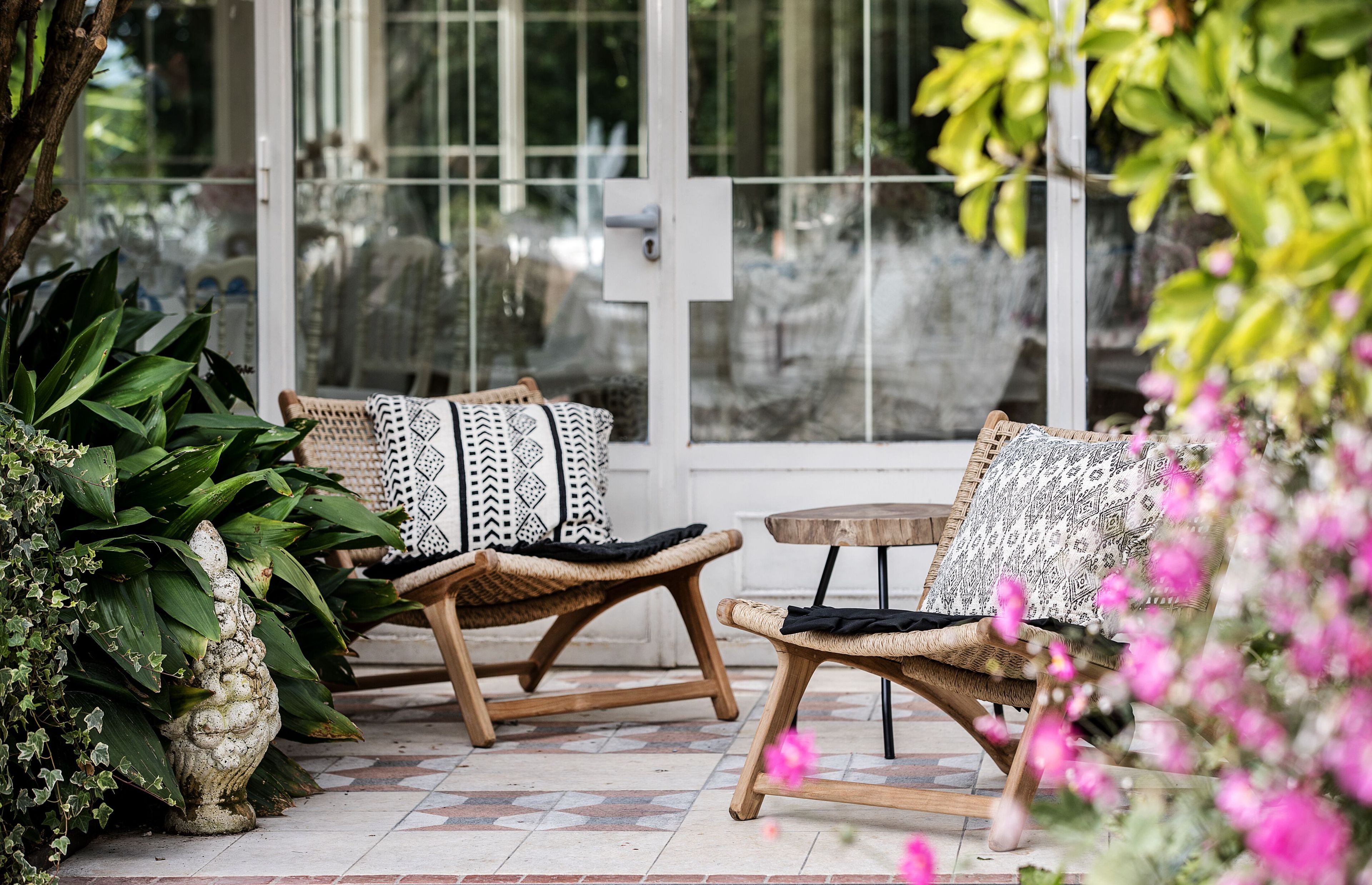 Садовое кресло из тика и синтетического волокна cbdesign Vienna Relax ARCH-00063530