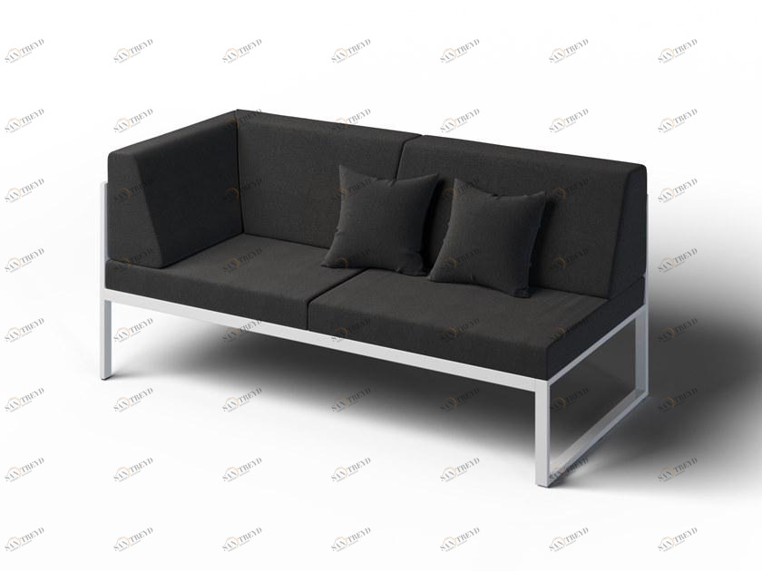 Laubo Левый угол 2-х местный садовый диван Formal sun-id-1380859