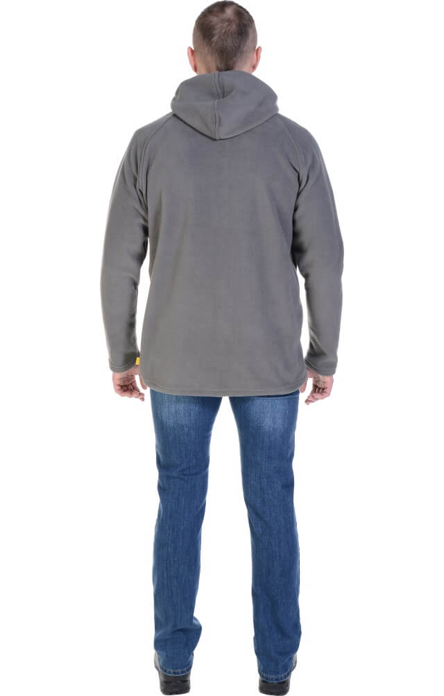 61245 Толстовка флисовая с капюшоном темно-серая  Одежда для промоакций  размер 48-50/170-176 Спецодежда  - Вид №5