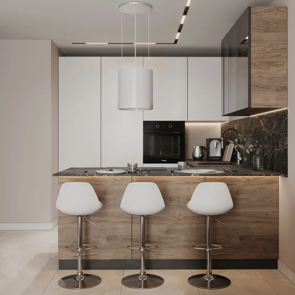Фасад кухонный DELINIA ID София белый матовый 39.7×102.1 см 82010135 STLM-1461159 - Вид №11