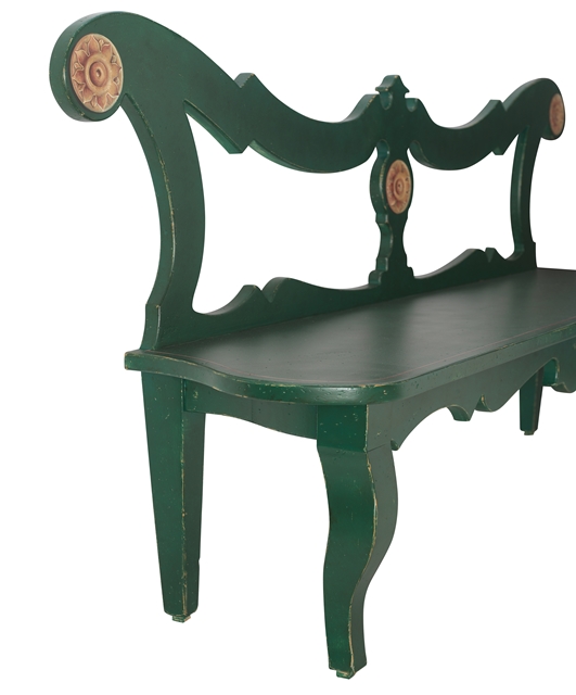 T1125 Tifernoit Скамья сабля с закругленными ножками Ingresso  - Вид №5