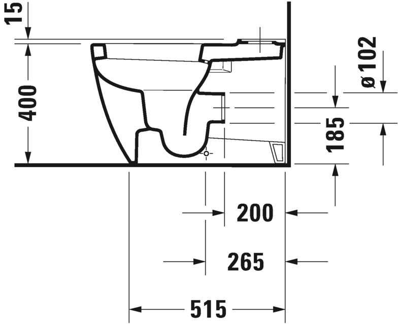 2170092000 Компакт унитаз с бачком Белый Duravit ME BY STARCK Германия - Вид №3