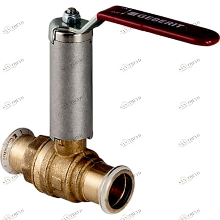 GEBERIT 94968 Шаровой кран Geberit Mapress, NPW, с рукояткой с уступом 