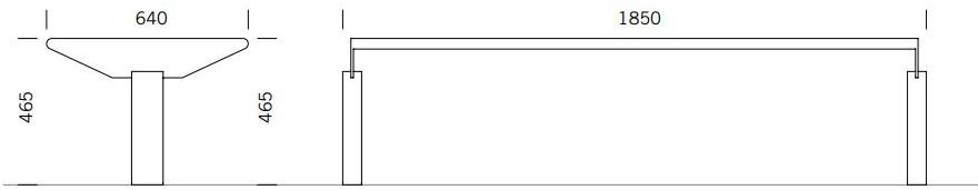 BENKERT BANKE Скамья из нержавеющей стали с подлокотниками без спинки Siardo sun-id-1349158 - Вид №4