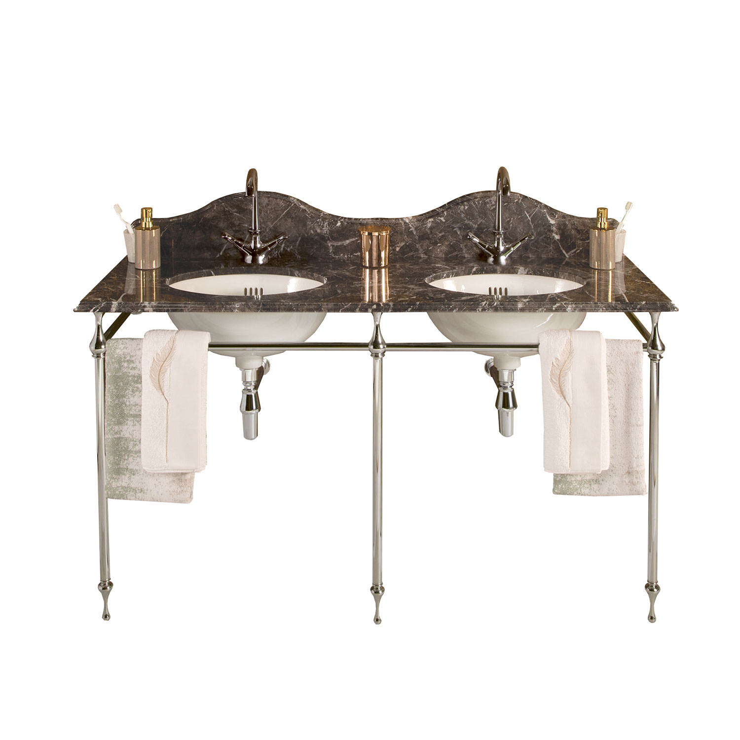 TCWPWS1500CP Умывальник 1500мм Thomas Crapper  - Вид №1