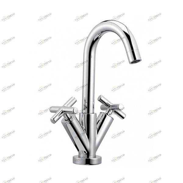 Смеситель для раковины с автоматическим сливом 40.004C MAIER MAXIMA 40004C