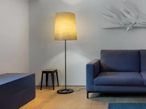 Quadrifoglio Торшер из льна с диммером Grace