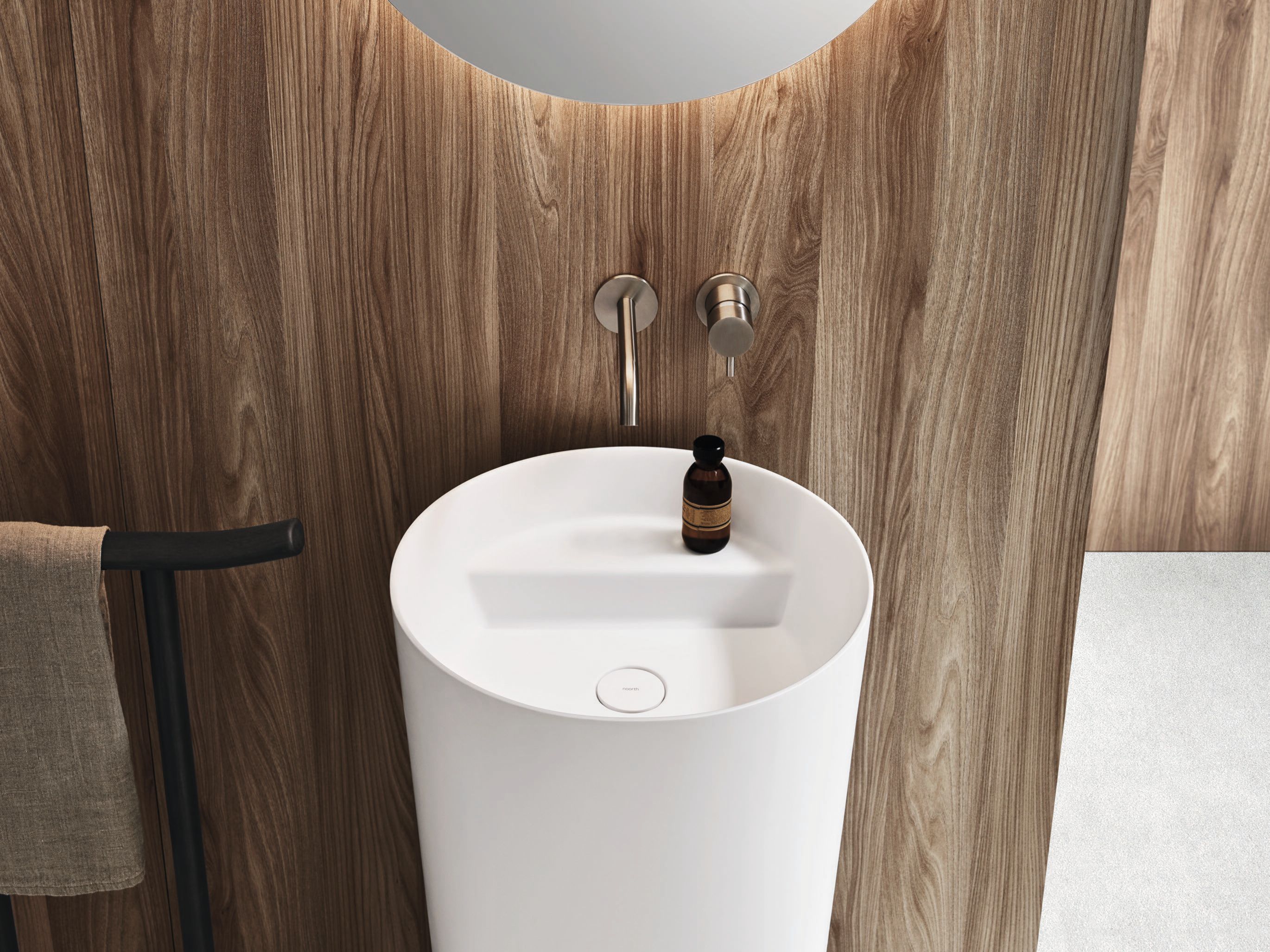 Мебель для ванной комнаты из дуба и хрусталя Noorth Azuma ARCH-00014504 - Вид №1