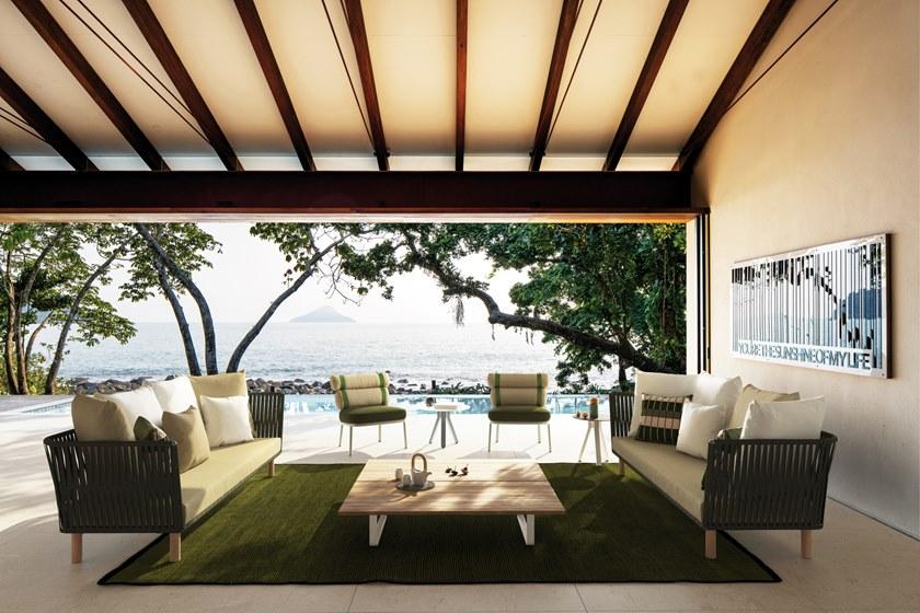 Kettal 2-местный тканевый садовый диван Bitta #70400/70450 - Вид №2