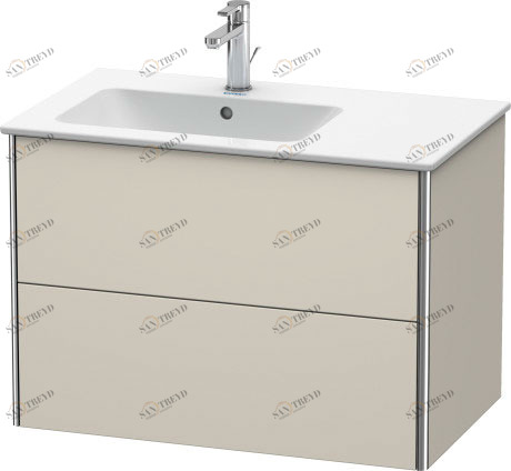 XS417609191 Тумбочка подвесная XSquare #XS4176 810 x 478 мм Серо-коричневый декор Duravit