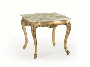 SCAPPINI & C Квадратный журнальный столик с мраморной столешницей calacatta 35th anniversary 875-m