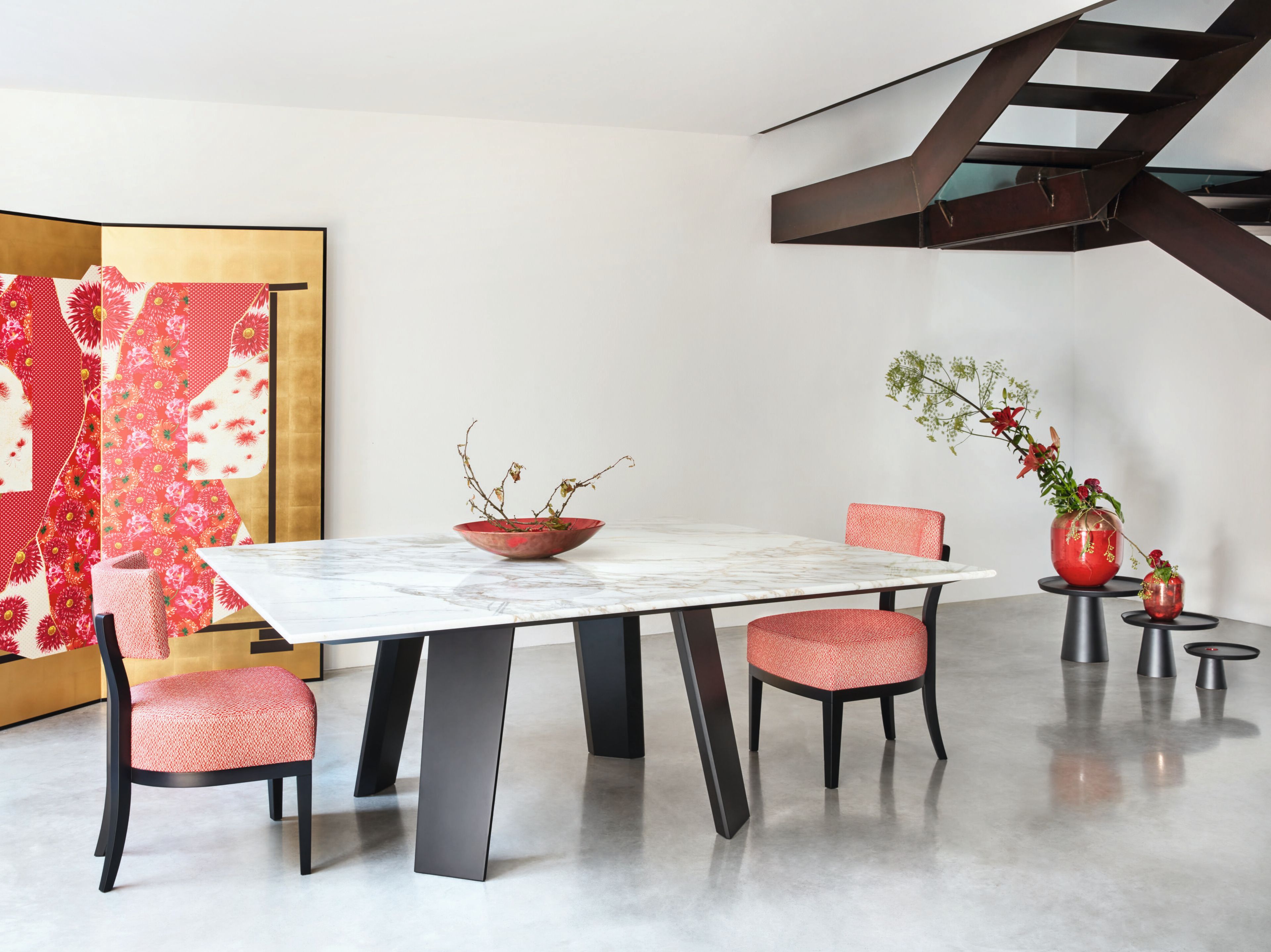 Круглый керамический журнальный столик K-3 Maiko ARCH-00130417 - Вид №2