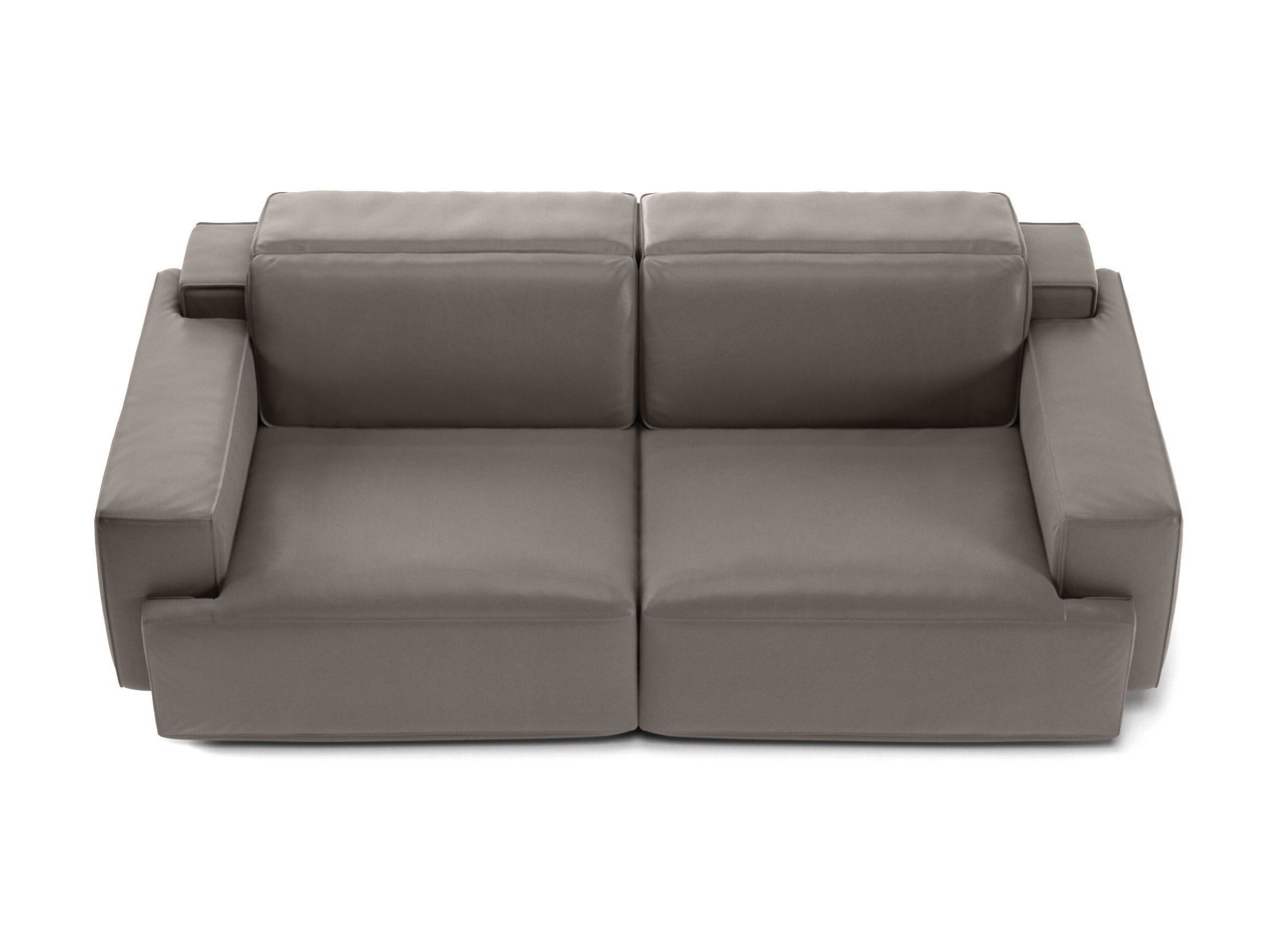 2-местный кожаный диван с откидной спинкой Natuzzi Italia IAGO ARCH-00138421 - Вид №5