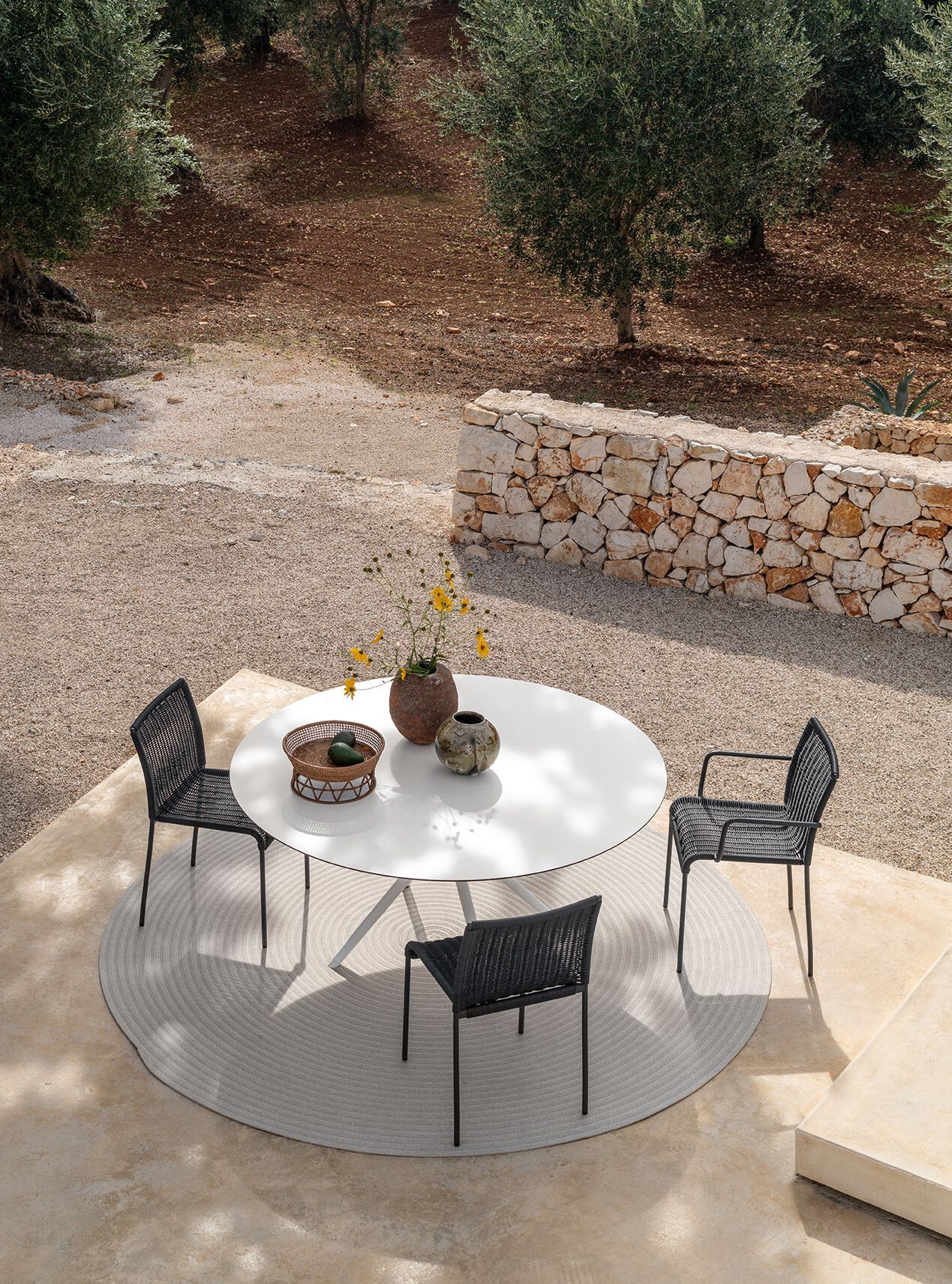 Круглый садовый стол HPL Potocco OTX ARCH-00094708 - Вид №4
