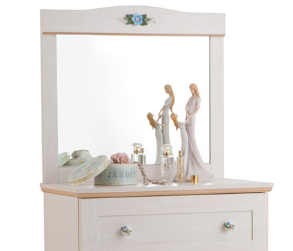 Зеркало прямоугольное беленый дуб Flower CILEK FLOWER 00-3832184 Бежевый VIGO - Вид №3