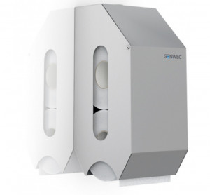 GW03 03 04 01 Genwec Диспенсер для двойной рулонной бумаги из нержавеющей стали Satin 304