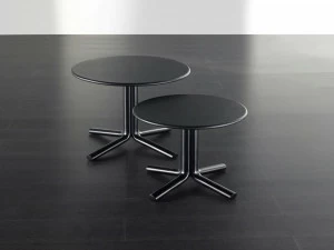 Meridiani Круглый журнальный столик с основанием 4 звезды Miller
