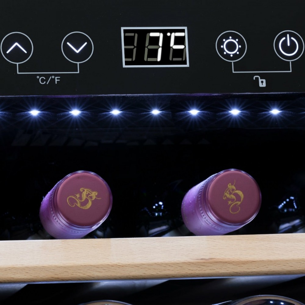 5351860 Встраиваемый винный шкаф CASO WineDeluxe E 29 черный STDN-0051002 - Вид №6