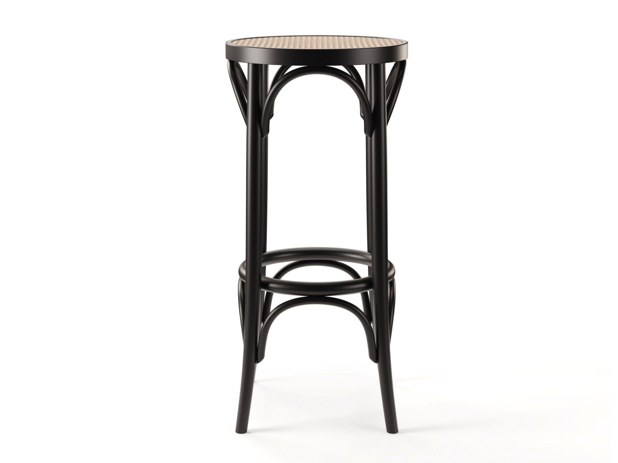 Высокий стул из бука с подставкой для ног TON 73 ARCH-00023211 - Вид №2