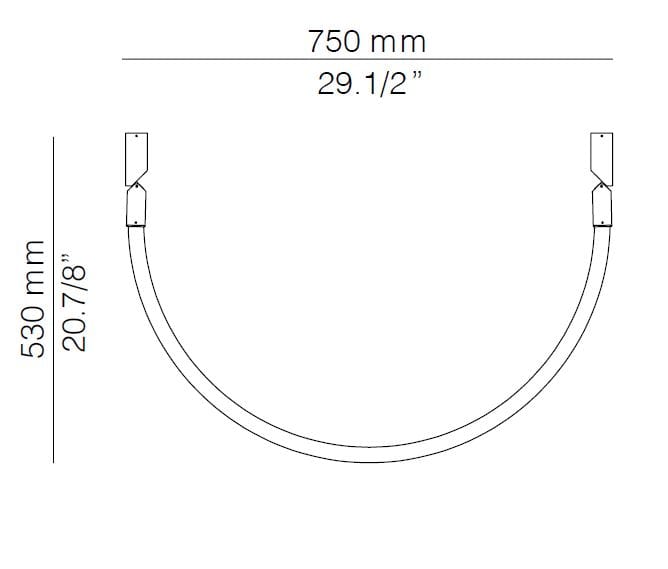 Силиконовая затемняемая светодиодная потолочная лампа Estiluz Arco ARCH-00044909 - Вид №6