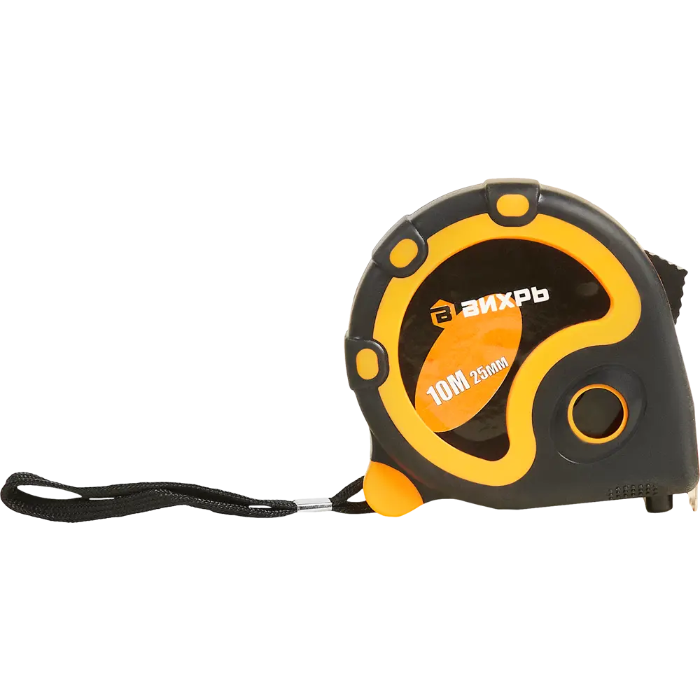 Рулетка измерительная ВИХРЬ 10 метров с противоударным корпусом 85086413 STLM-0058425 - Вид №3