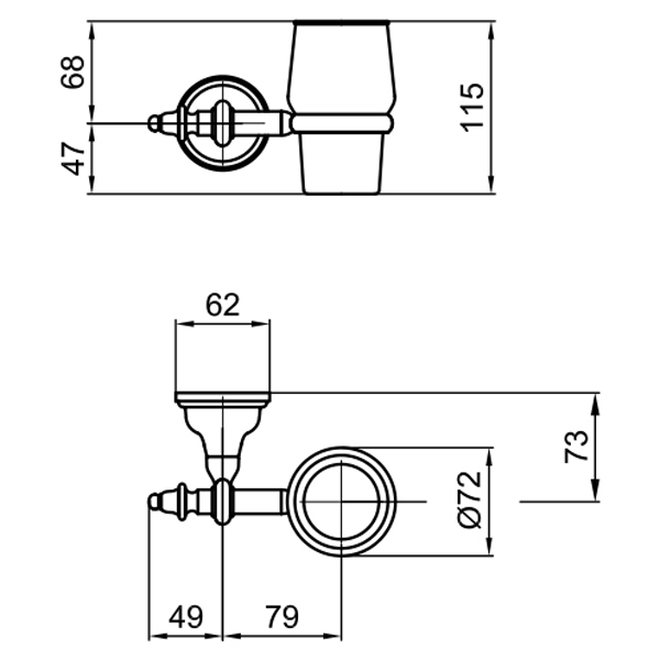 AM500301065 Стакан Webert Ottocento - Вид №1