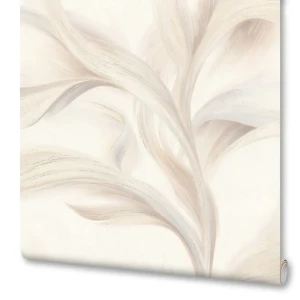 Флизелиновые обои Артекс Боттега бежевые с растительным рисунком 1.06 м 89409513