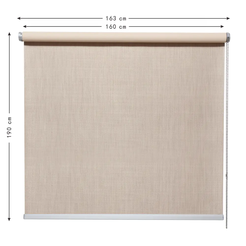 INSPIRE Natal Blackout: Рулонные шторы для идеального затемнения в бежевом цвете 82689643 STLM-0034134 - Вид №2