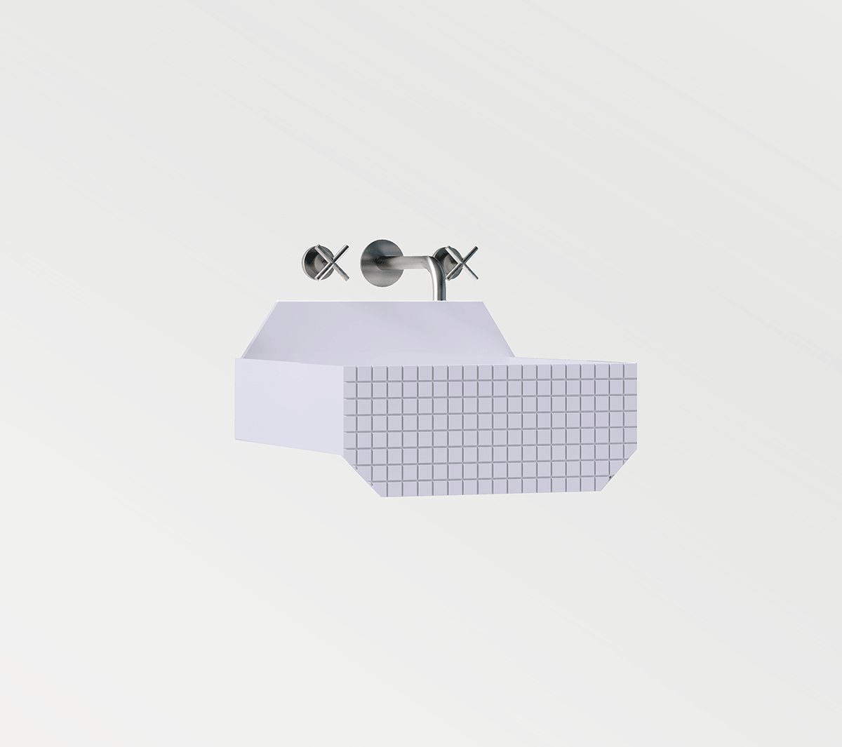 com_EXLAVFRIEZE1LC/1515 Подвесная раковина настенная прямоугольная Ex.T Frieze