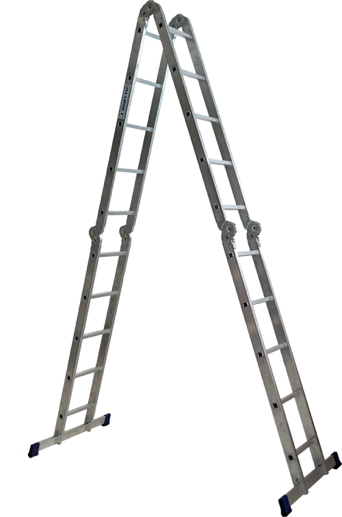 Лестница-трансформер. 4 секции по 5 ступени  4*5 ALUMET ТL4055