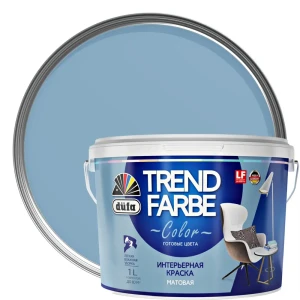 Краска для стен и потолков Trend Farbe цвет Городское небо 1 л