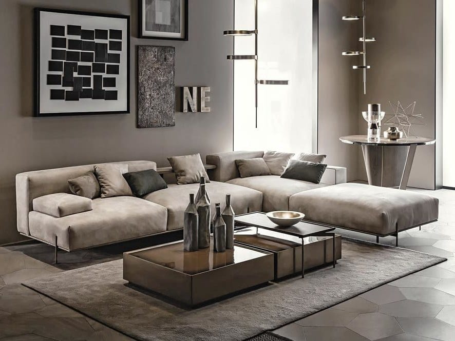 Модульный диван из нубука Shake ARCH-00036071 - Вид №4