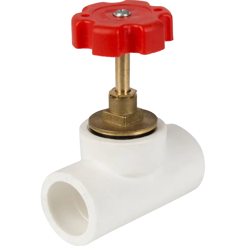 Вентиль запорный PN20 32x32 мм ручка барашек полипропилен Santreyd STLM-2178350