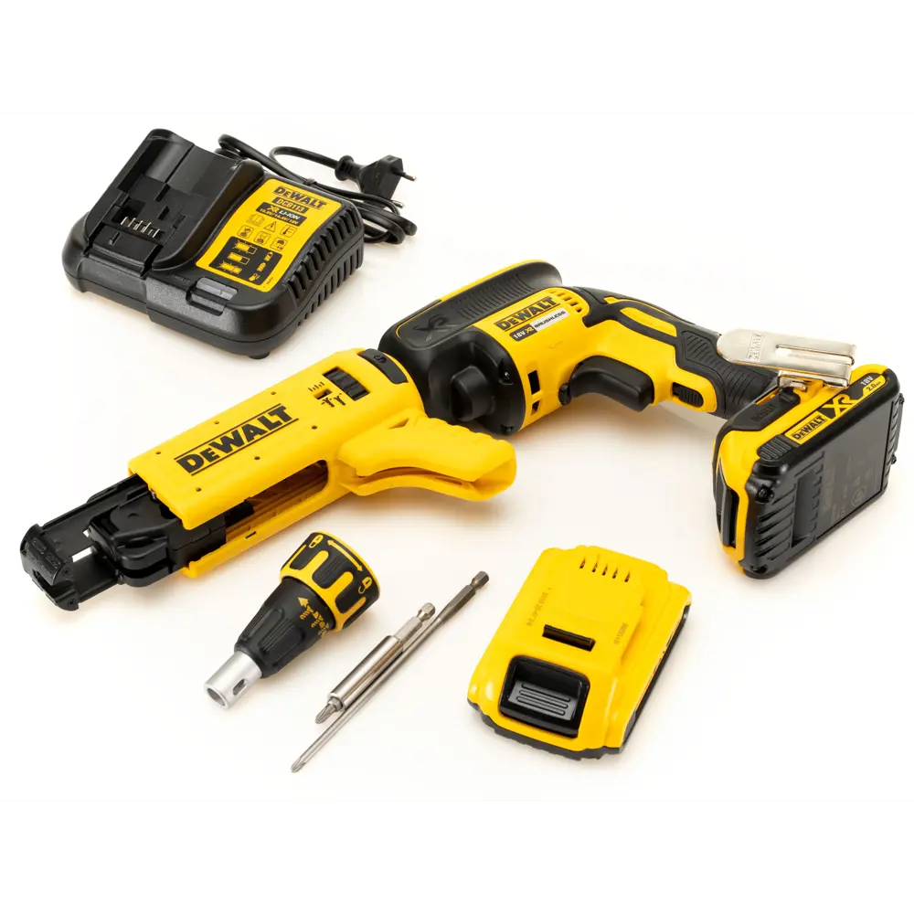 Шуруповерт бесщеточный аккумуляторный по гипсокартону DeWalt DCF620D2K-QW, 18 В Li-ion 2х2 Ач 18787631 STLM-2172312  - Вид №10