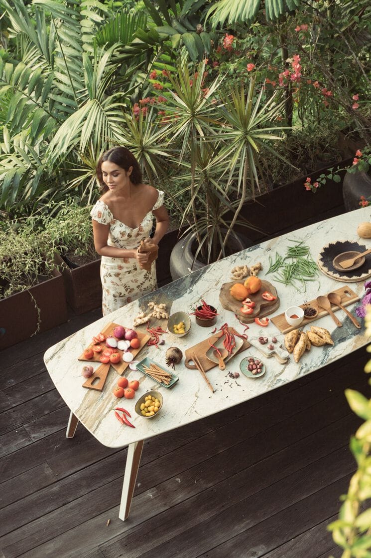 Прямоугольный садовый стол из керамогранита cbdesign Palinuro / Praiano ARCH-00101430 - Вид №21