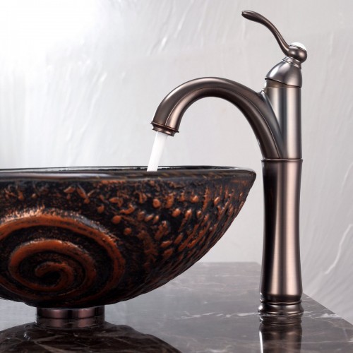 GV650-19mm-FVS1005BN Накладная раковина на столешницу  прямоугольная Krausru  - Вид №4