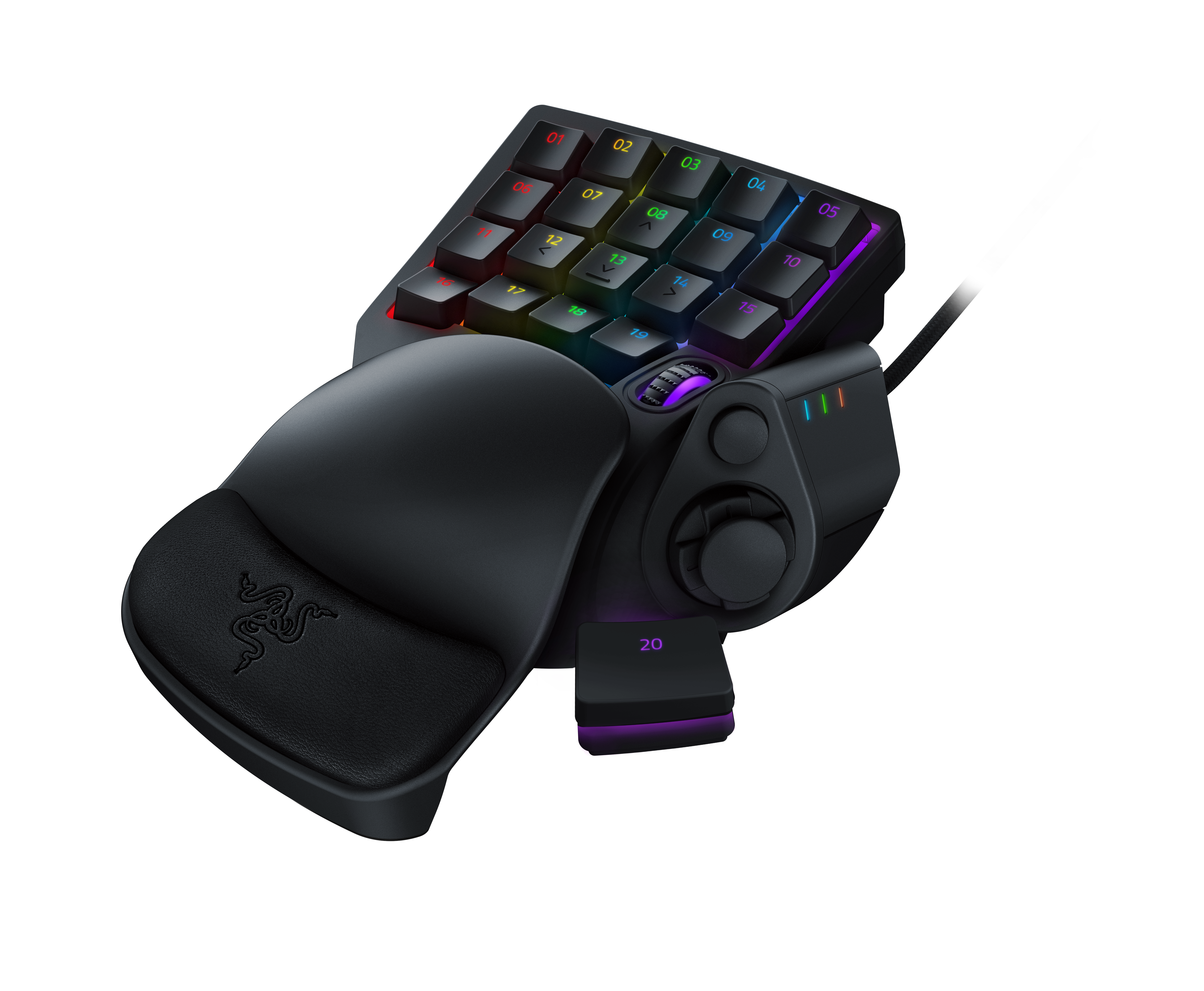 RZ07-03110100-R3M1 tartarus pro – analog optical gaming keypad - frml Razer Santreyd  - Вид №1