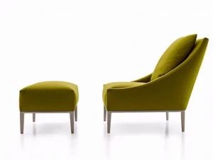 B&B Italia Project Кресло из ткани с подставкой для ног Jean