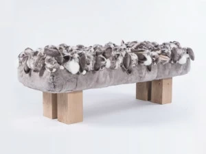 APCOLLECTION Мягкая скамейка из полиэстера