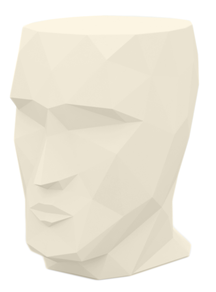 Приставной столик дизайнерский матовый бежевый Adan Ecru от Vondom VONDOM ADAN ОТ VONDOM 288866 Бежевый  - Вид №1