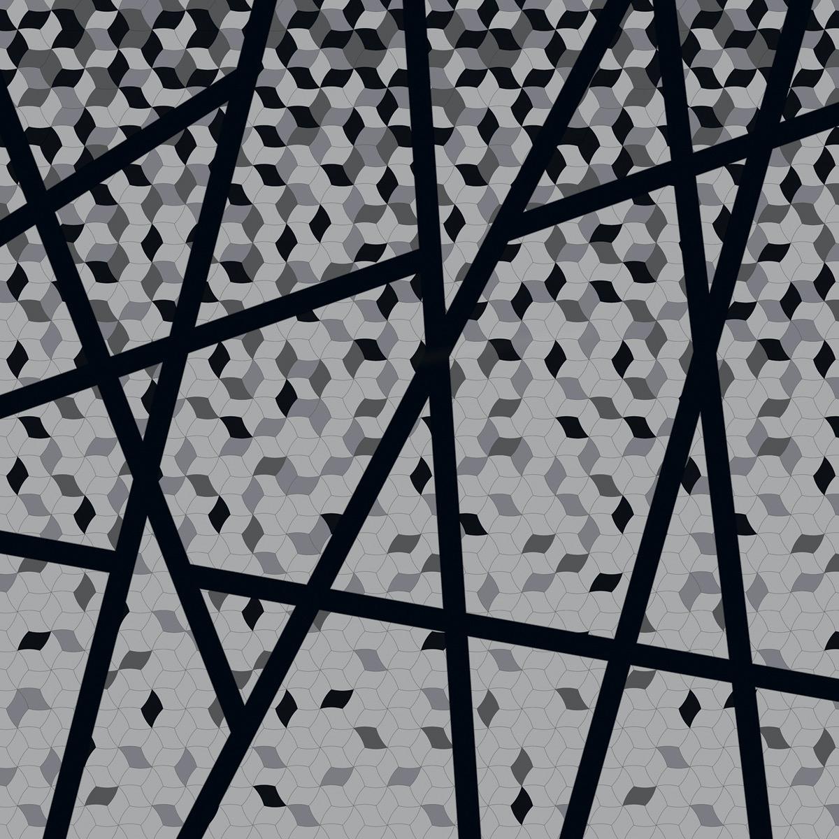 SICIS Atlas Black Per-Grey Vetrite Tile sun-id-1991300 - Вид №17