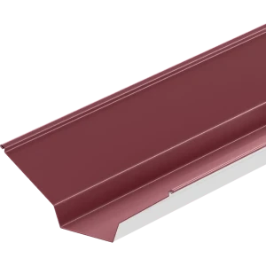 Ендова верхняя 115x30x115 мм 2 м RAL 3005 0.4 мм красный 86778582 STLM-2111396