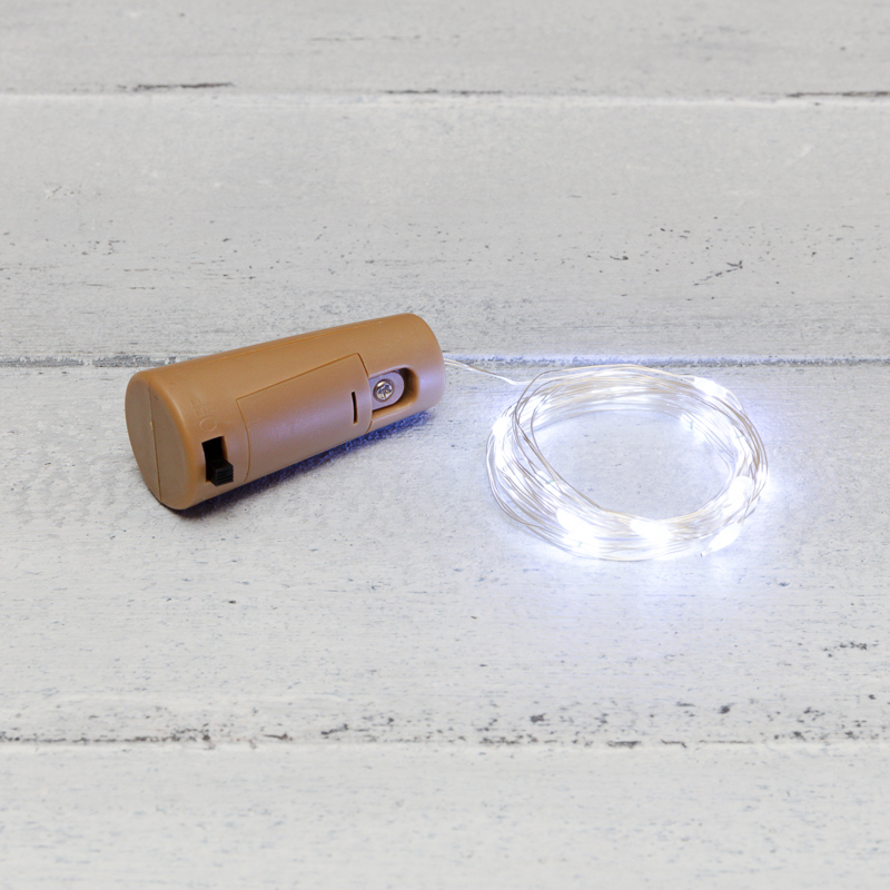 82720394 Нить светодиодная Роса с пробкой 20LED холодный белый свет 2 м STLM-0034775 Santreyd  - Вид №4