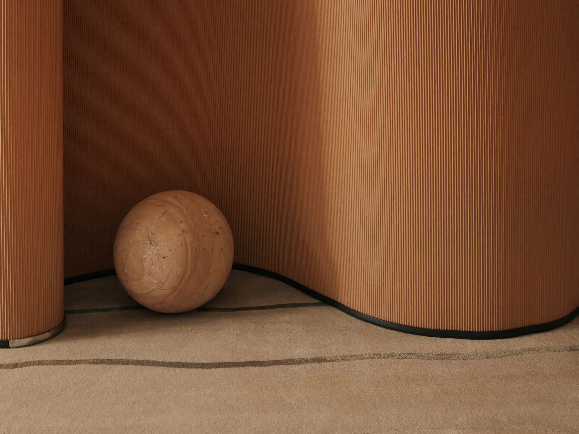 Изготовленный на заказ шерстяной и шелковый ковер ручной работы Deirdre Dyson Graduation ARCH-00077418 - Вид №2