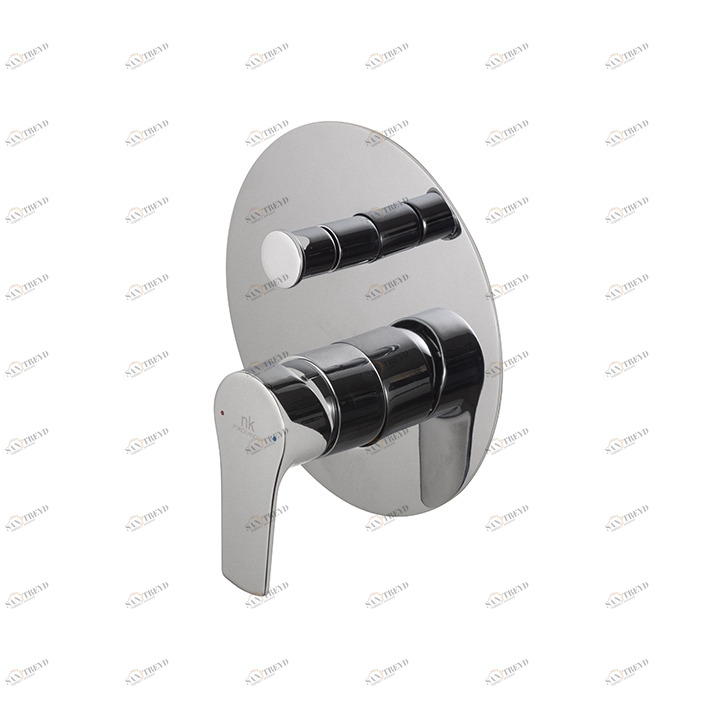 Скрытый однорычажный смеситель для ванны и душа  Curve NOKEN 100258806  CHROME 