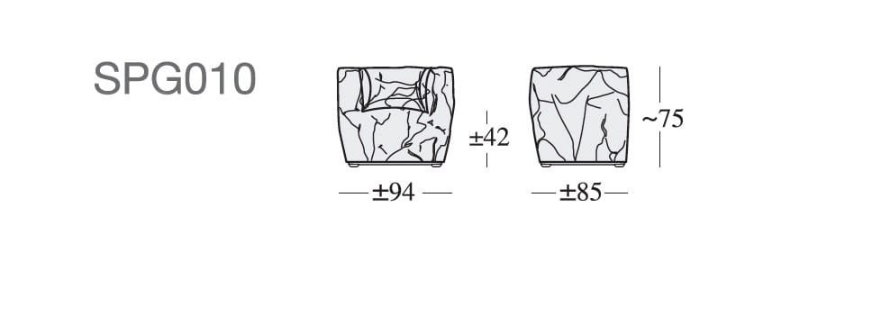 Кресло Edra для интерьера ARCH-00049629 - Вид №2